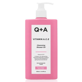 Витаминизированное масло для душа Q+A Vitamin A.C.E Cleansing Shower Oil, 250 мл